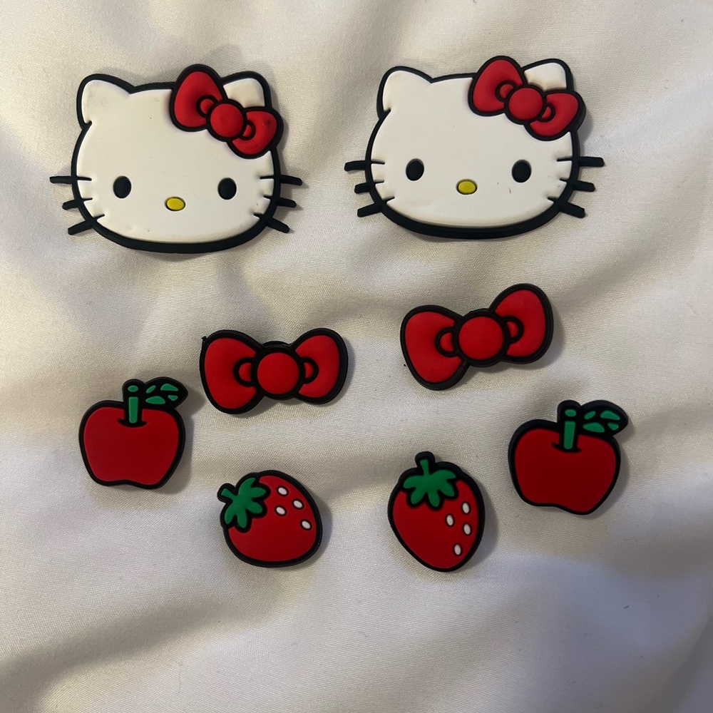 Hello Kitty Shoes Charms Set 8 Pieces